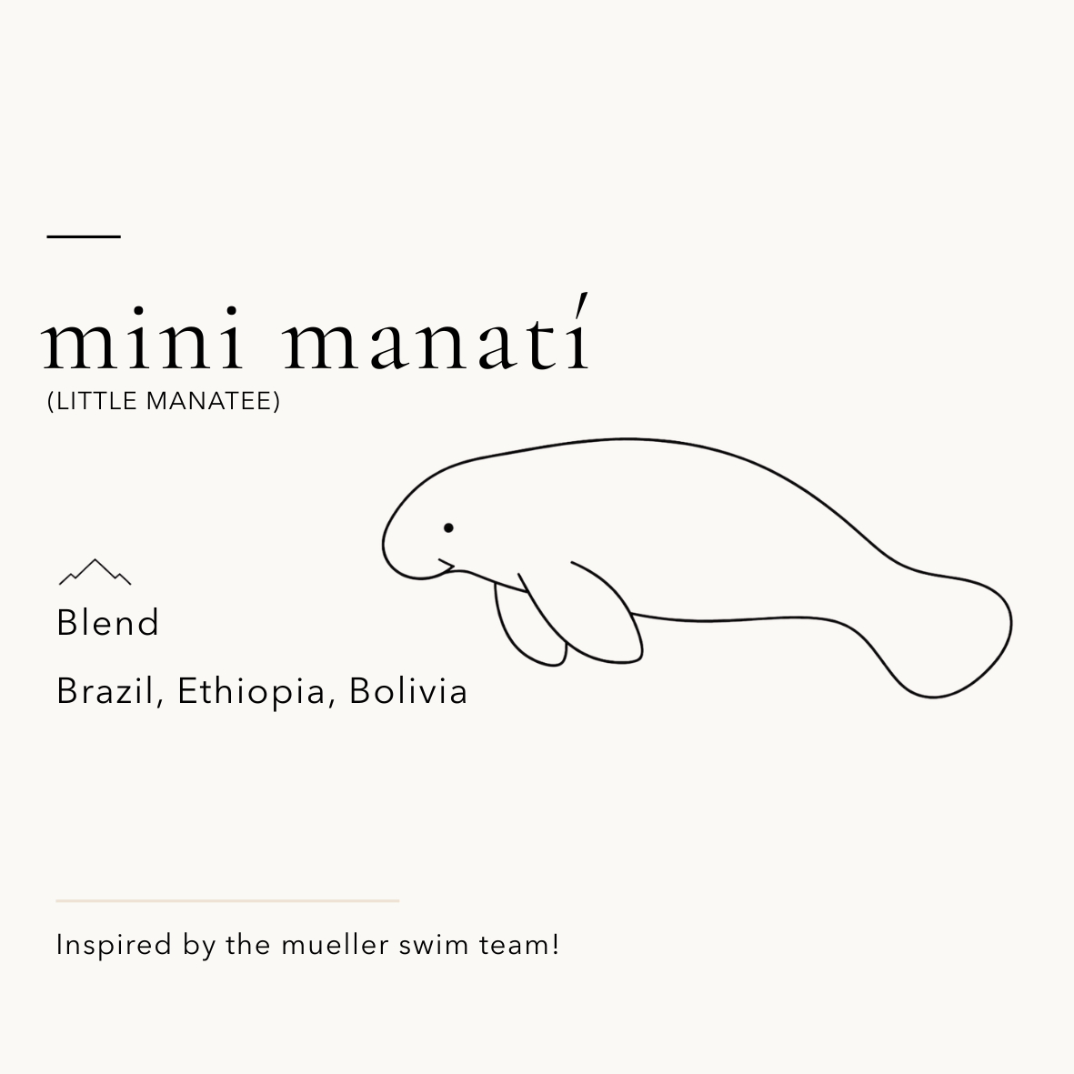 Mini Manatí — Little Manatee